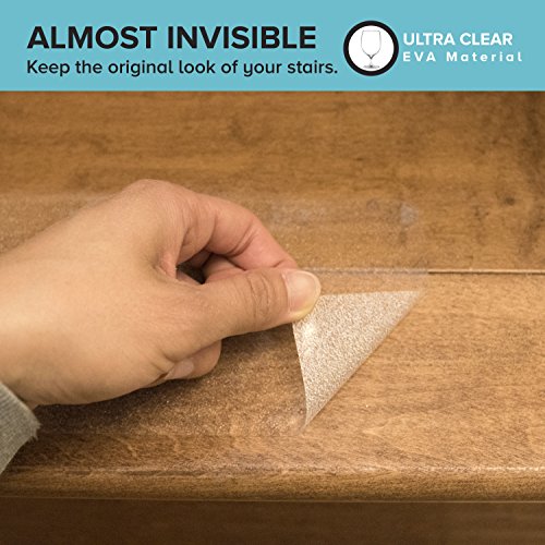 LifeGrip Anti Slip Transparent Anti Slip Tape, 2 inch by 30 feet, Non-Slip Traction Grip Tape to Tubs, Boats, Stairs, Clear, Soft, Comfortable for Bare feet (2" X 30') - size: 2" X 30'