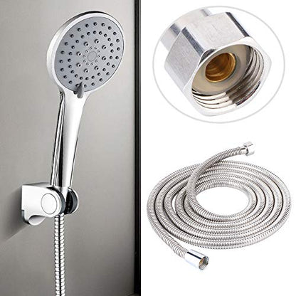 Tyenaza 3m Shower Hose, Stainless Steel Explosion Proof Long Shower Hose Replacement Bathroom Accessories