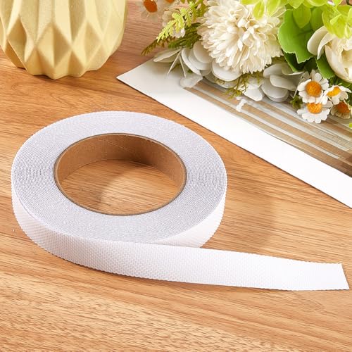 CREATCABIN Grip Tape Roll Waterproof White Grip Tape Safety Non Skid Strips for Furniture Anti Slip Mobile Device Grip Fixed Outdoor Stairs Home Bathtubs Bathroom Floor Kitchen Adhesion Use 394x0.8in - style: white