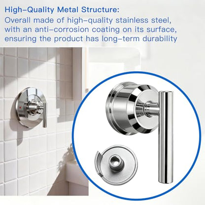 All Metal Replacement for Moen Tub/Shower Lever Handle, Compatible with Moen Posi Temp Shower Handle and for Cartridge,Single Handle Faucets for Adjust Water Volume and Temperature,Retro Chrome - color: Retro Chrome