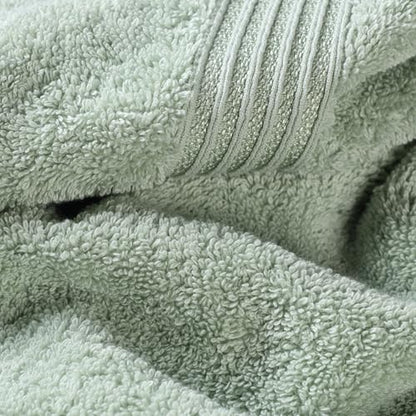 Superior Egyptian Cotton 6-Piece Towel Set, Bathroom Essentials, Towels For Bathroom, Apartment, Airbnb, Guest Bath, Face, Hand, Bath Towels, Washcloths, Absorbent, Fast Drying, Sage