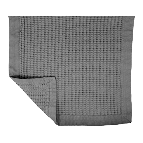 GILDEN TREE Bathroom Mat Absorbent Cotton Quick Dry for Shower, Bath & Bathtub Washable Thin, Modern Style (Slate) - color: Slate, size: Bath Mat (24" x 32")