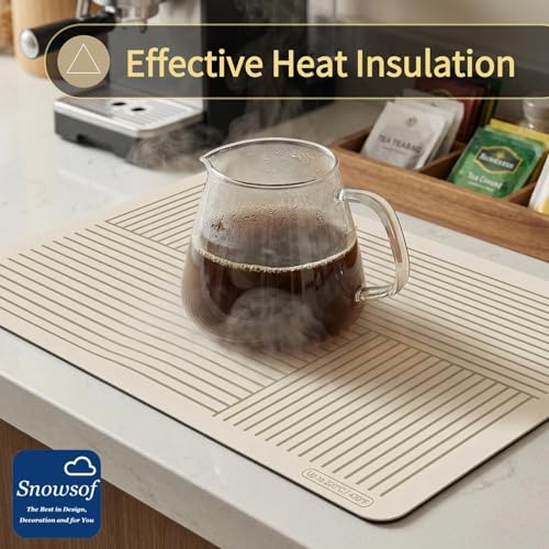 Dish Drying Mat - Absorbent Countertop Mat for Coffee Maker, Dish Rack (12''16'') - color: 05