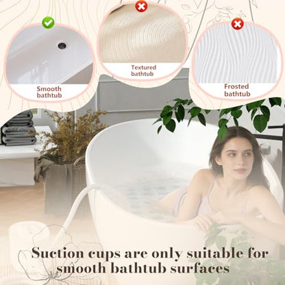 Upgraded Heated Bubble Bath Mat - Warm Air Bubble Massage Mat for Bathtub, Quiet Motor System with Remote Control, Portable Kit for Luxury Home Spa Experience