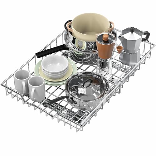 Simple Houseware Under Cabinet Pull Out Sliding Shelf Drawer, 21Dx14W | for Kitchen Organizer - size: 21" D x 14" W