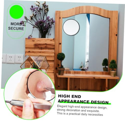1pc Suction Cup Magnifying Makeup Mirror High-Definition Compact Design for Home Use Reflection for Makeup Application Ergonomic and Portable Magnification - size: 15x15cm