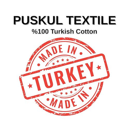 PÜSKÜL - Turkish Waffle Weave Towel Set - 100% Turkish Cotton Long-Staple Cotton, 4-Piece Bathroom Set (2 Bath, 2 Hand Towels) - Made in Turkey (Beige, Towel Set - 2 Hand & 2 Bath Towels) - color: Beige, size: Towel Set - 2 Hand & 2 Bath Towels