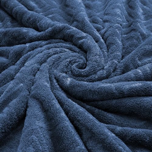 Smuge 18-Piece Bath Towel Set, Include 6 Bath Towel Sheets, 6 Hand Towels and 6 Washcloths - Highly Absorbent Quick Dry 100% Microfiber,Ultra Soft Bathroom Towel Set (Navy Blue) - color: Navy Blue, size: 18 Pcs Bath Towel Set