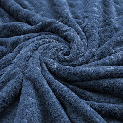 Smuge 18-Piece Bath Towel Set, Include 6 Bath Towel Sheets, 6 Hand Towels and 6 Washcloths - Highly Absorbent Quick Dry 100% Microfiber,Ultra Soft Bathroom Towel Set (Navy Blue) - color: Navy Blue, size: 18 Pcs Bath Towel Set