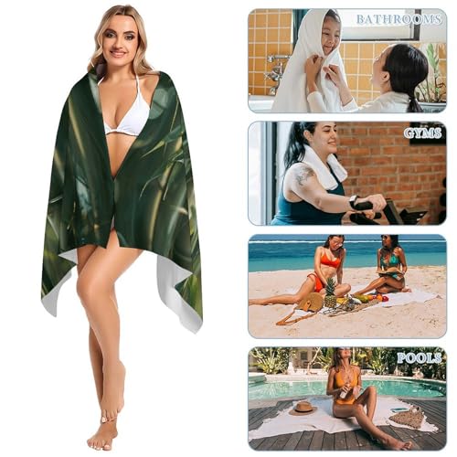 Tree Bamboo Soft Absorbent Bath Towel,Hand Towel Oversized Bathroom Essential,Gym Towels for Body,Sport,Yoga,SPA,Fitness160x80cm - size: 160x80cm