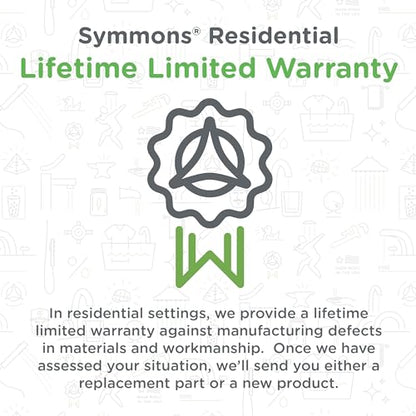 Symmons 353DRH-MB Dia Wall-Mounted Double Robe Hook in Matte Black - color: Matte Black