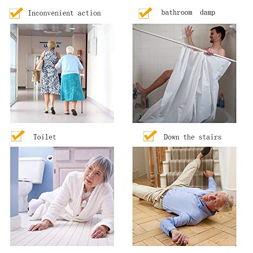 Grab Bars Handle Safety Support Hand Rails, Nylon Stainless Steel Anti-Slip Grab Bar,Single Arm White/Yellow Drop Fold Down Support Rail ,Bathroom Handrail For Elderly And Disabled , Toilet Safety Han - color: Yellow
