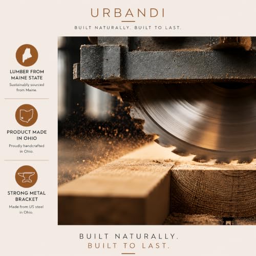 Floating Wall Shelves, Solid Natural Wood, Large and Small-Kitchen and Bathroom Shelf, Heavy Duty, Made in USA Set of 2 (Aged Oak, 24Wx8D) - color: Aged Oak, size: 24Wx8D