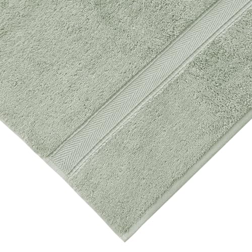 Supreme Terry 2-Piece Bath Towel Set, Hotel & Spa Quality, Plush and Absorbent 100% Turkish Cotton Towels, Quick Dry-Green - color: Green, size: Bath Towel Set