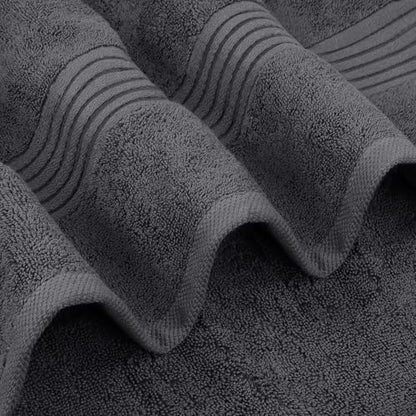 Utopia Towels 4 Pack Bath Towels Set, 27 by 54 Inches, 100% Ring Spun Cotton, Quick Dry, Highly Absorbent, Soft Feel Towels, Perfect for Daily Use, Grey | Soft Luxurious Ring Spun Cotton Bath Towels - Lightweight, Highly Absorbent, Quick-Drying, Ideal for