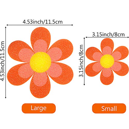 Photect 26 Pcs Flower Non Slip Stickers for Bathtub Daisy Non Slip Shower Sticker Adhesive Star Flower Cute Bathtub Decals for Bathroom Pool Stairway and Other Slippery Surfaces(Colorful)