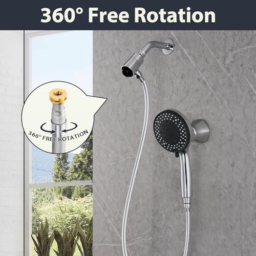 59 Inches Silver Silicone Shower Hose Replacement | Explosion Proof Anti Winding Bidet Hose,Used In Showerheads Bidet Bathing Toilet Flexible RV Shower Hoses Replacement - color: Silver, size: 59 In