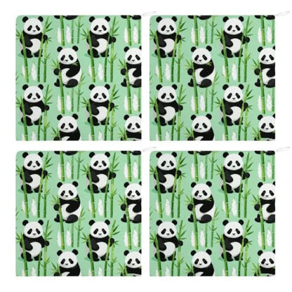 Panda Bamboo, Quick Dry Hand Towel with Hanging Loop for Gym | Absorbent Microfiber Bathroom Towel, Fast Drying Kitchen Towel, Soft Wash Cloth for Pool Bath Shower Fitness Travel, 12 Inch - size: 4PCS