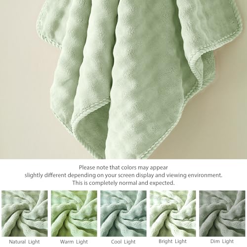 COZYART Lint Free 8 Pcs Bathroom Towel Set Ultra Soft Microfiber Sage Green | Ultra Soft, Fluffy, Thick, Highly Absorbent, Quick Dry, No Shedding, No Pilling, Fade Resistant, Durable, Long-lasting - color: Sage Green