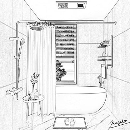 Naiture Aluminum 60" Straight Shower Curtain Rod, Oil Rubbed Bronze | One-Piece Rod, Cut to Fit, Rustproof, Heavy-Duty Zinc Alloy Flange, Permanent Wall Mount, Mounting Hardware Included - color: Oil Rubbed Bronze, size: 60