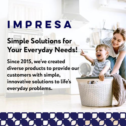 Impresa Universal Plunger Holder Caddy - Pack of 3, White Toilet Plunger Holders & Sink Storage - Easy-Clean Drip Tray - Plastic Bathroom Accessories Organizer