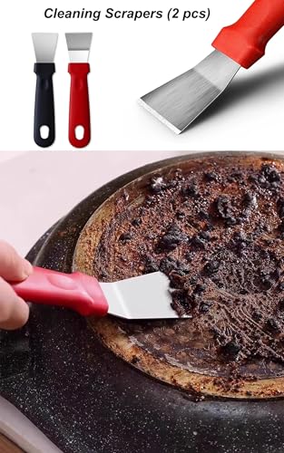 20pcs Cleaning Brush Set, Crevice Cleaning Brush Set with Mini Wire Nylon Bristle Brushes, Hard Bristle Scrub Brushes, Hard Water Stain Remover, Window Track Cleaner, Shower Head Cleaner