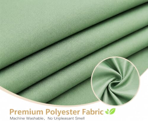 BH Home Shower Curtain Polyester Fabric Water Resistant Shower Curtain or Liner. Hotel Collection Quality.(Green) - color: Green