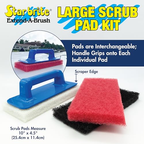 STAR BRITE Large Multi-Texture Scrub Pad Kit - color: Large Scrub Pad Kit
