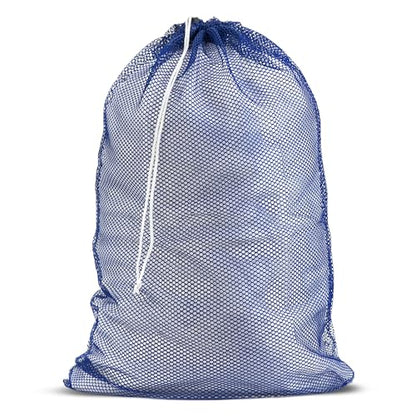 Handy Laundry Mesh XL Laundry Bag - Durable, Machine Washable with Secure Drawstring Closure - Perfect for College Dorms, Laundromats, Apartments (Blue, Large 24" x 36") | XL 24x36 Mesh Laundry Bag, Secure Drawstring, Heavy Duty, Machine Washable, for Del