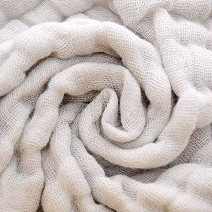 Baby Washcloths - Natural Cotton Baby Wipes - Soft Newborn Face Towel for Sensitive Skin - 10 Pack, 12x12 inches - color: Grey