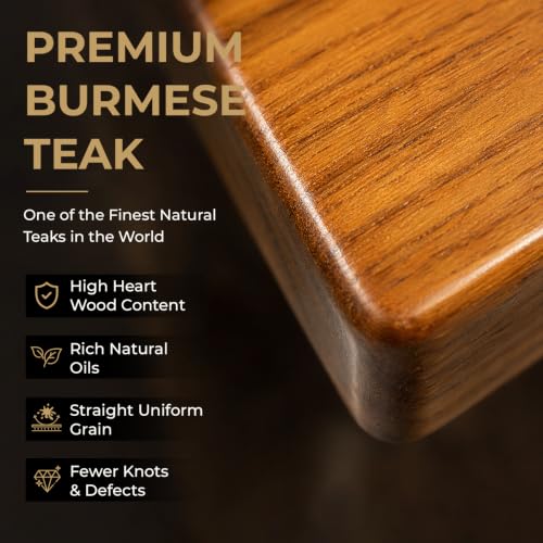 DIYHD 20" Burmese Teak Wood Wall Mounted Folding Shower Bench, Black | Premium Solid Teak Wood with Stainless Steel Bars, 330 lbs Capacity, 14” W x 20” D, Fits 16” Stud Spacing - size: 20"-Black