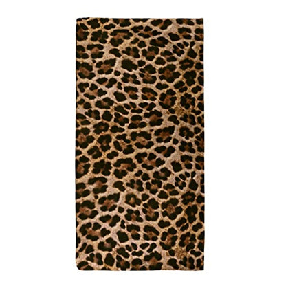 LIVILAN Oversized Leopard Beach Towel Cheetah Blanket for Women Girls, Thin Lightweight Microfiber Sand Free Quick Dry Towel, 30”X60” Pool Bath Yoga Shower Cheetah Gifts - color: Yellow Leopard Beach Towel, size: 60.00" x 30.00"