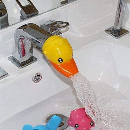 Kids Faucet Handle Extender Sink Extender for Toddler, Baby, Children Safe and Fun Hand-Washing Solution,Cartoon Faucet Extender - Make Your Kids Love Hand Washing - Bathroom Accessory (Duck Style)