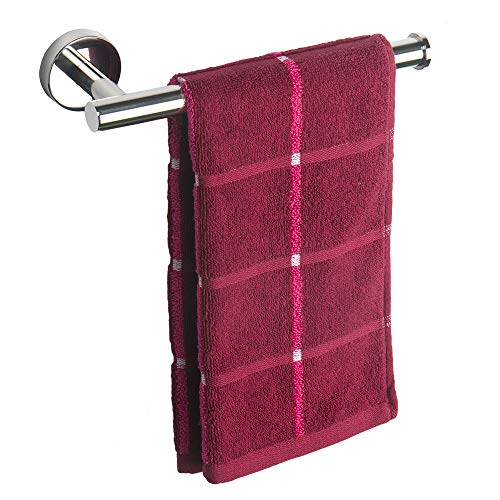 TocTen Hand Towel Holder/Towel Ring - Thicken SUS304 Stainless Steel Bathroom Hand Towel Bar, 9Inch Heavy Duty Wall Mounted Towel Rack Hanger (Polished Chrome) - color: Chrome, size: 9 In-Round