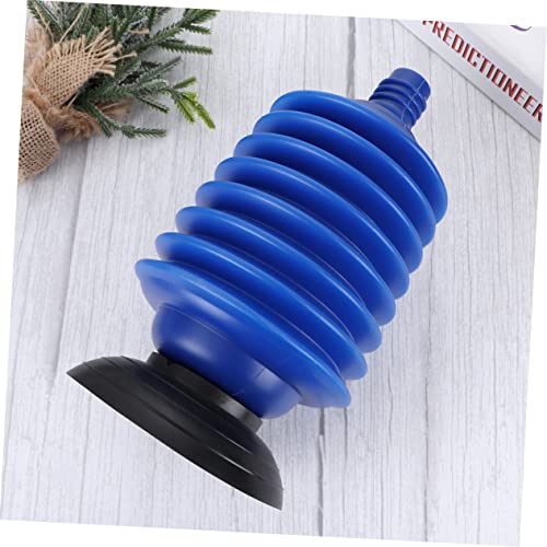 Toilet Clog Remover High Pressure Plunger for Bathroom Toilet Cleaning Tool Eco-Friendly Blue