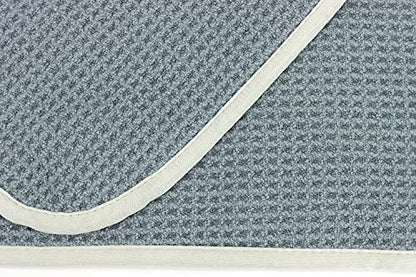 [No Streak Freak] Microfiber Window and Mirror Waffle Towel (16"x16") Gray - 10 Pack - color: Gray, size: 10 pack
