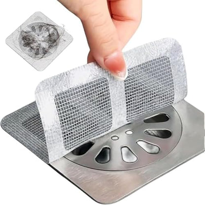 20 Pcs Disposable Shower Drain Hair Catcher Mesh Stickers | Bathroom Drain Trap Fine Mesh, Kitchen Drain Strainer, Fits Dishwasher, Fits Microwave, Freezer, Refrigerator