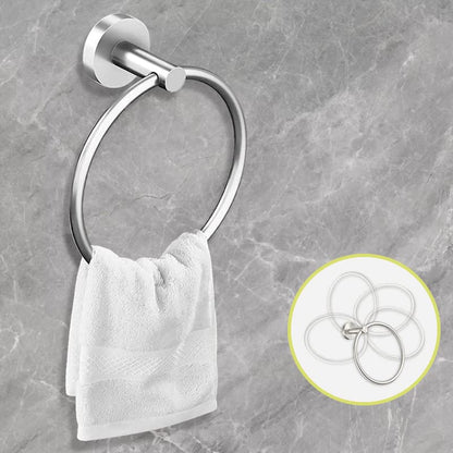 Cilee 10 Piece Brushed Nickel Bathroom Accessories Set, 16 inch Brushed Nickel Bathroon Hardware Set Towel Bar Ring Toilet Paper Holder Robe Towel Hook SUS304 Stainless Steel | Brushed Nickel Bathroon Hardware Set Towel Bar Ring Toilet Paper Holder Robe T