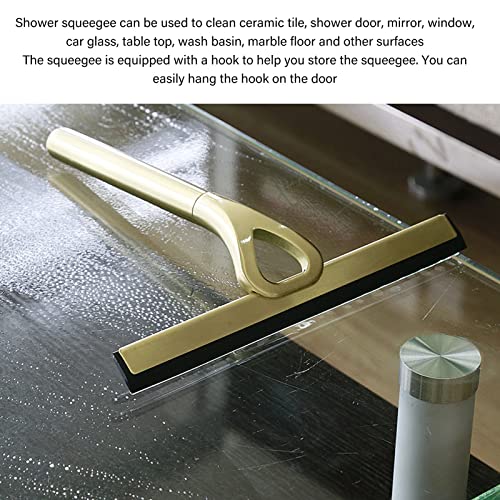 Window Cleaner Tool, Shower Squeegee for Shower Doors, Stainless Steel Squeegee for Glass Doors Car Glass Bathroom Window Kitchen Mirror
