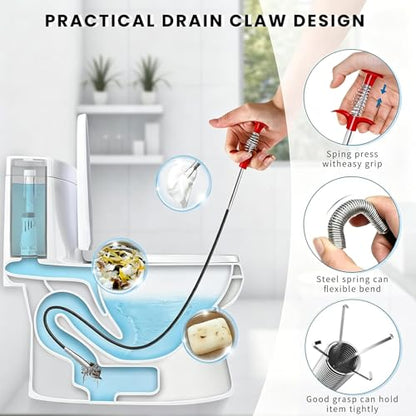 Toilet Plunger,Bathroom Plunger, High Pressure Toilet Auger,Powerful Air Drain Unclogger and Toilet Clog Remover, Toilet Plunger for Sinks and Clogged Pipes