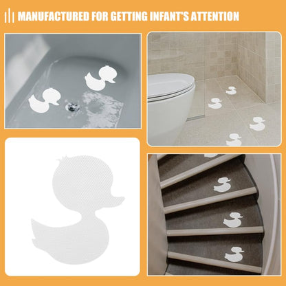 20 Duck Bathtub Non-Slip Stickers Anti Slip Shower Stickers for Kids Bathroom Cartoon Duck Bath Stickers Adhesive Ducks for Tub 4.13 X 3.54 X 0.31 in