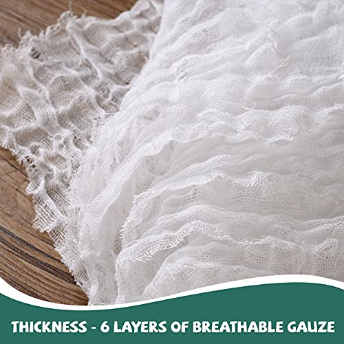 Baby Muslin Washcloths -6 Layer Soft Absorbent Face Towel - Natural Newborn Wipes for Delicate Skin - Baby Registry as Shower - size: 12x12 Inch (Pack of 10)