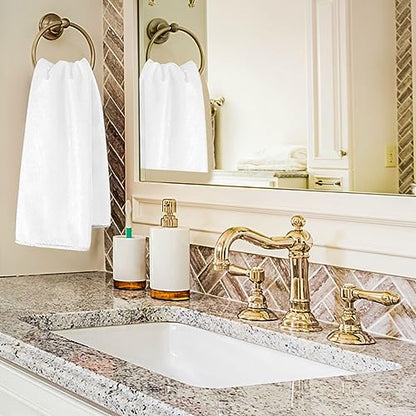 Naanle Chic Baseball Lace Pattern Soft Large Hand Towels Multipurpose for Bathroom, Hotel, Gym and Spa (16" x 30") - color: Baseball