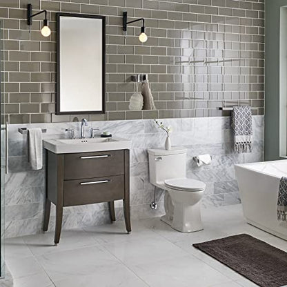 Fapully Four Piece Bathroom Accessories Set Stainless Steel Brushed Nickel | Wall Mounted,Towel Bar Set - color: Brushed Nickel, style: 4 Piece