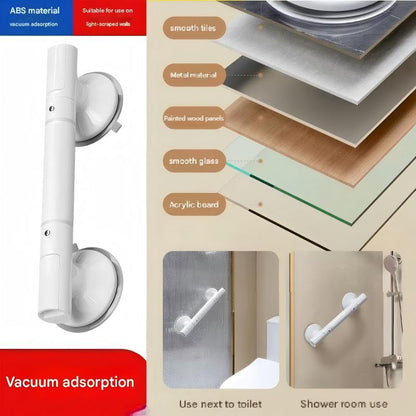 Portable Vacuum Suction Cup handrail, Adjustable handrail for bathrooms and Stairs Without Drilling, Safety assistive Handle for The Elderly at Home, Easy to Move.
