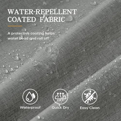 Furlinic Grey Shower Curtain Scalloped Waterproof No Hook 72x72 Farmhouse | Fabric Linen 72 Inch Heavy Duty Weighted Neutral Cute Modern Hotel Washable Elegant with Black Border Walk In Bath Curtains - color: Pebble Gray, size: 72"W x 72"L (Pack of 1)