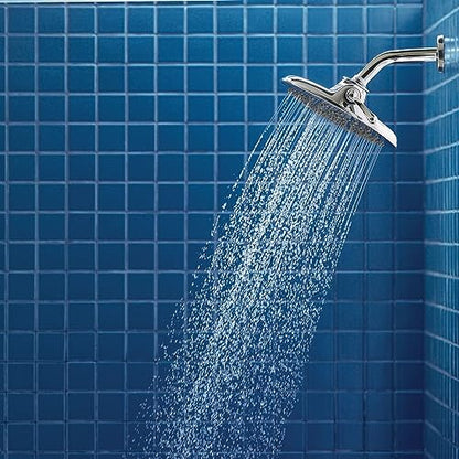 Moen Velocity Eco-Performance Chrome Two-Function Rainshower 8-Inch Shower Head with Immersion Technology, S6320EP - color: Chrome, style: Eco-Performance