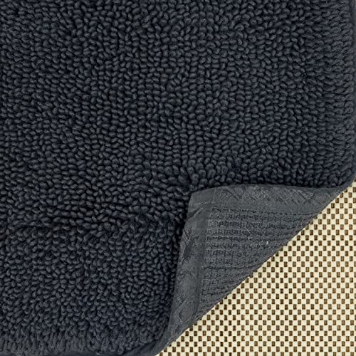 Mohawk Home Classic Cotton Ii Charcoal 2' 3" x 3' 9" Bath Mat - color: Charcoal Grey, size: 2'3" x 3'9" (Rectangular)