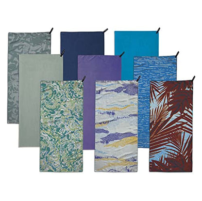PackTowl Personal Ultralight Microfiber Camping and Travel Towel, Midnight, Hand - color: Midnight, size: Hand - 16.5 x 36 Inch