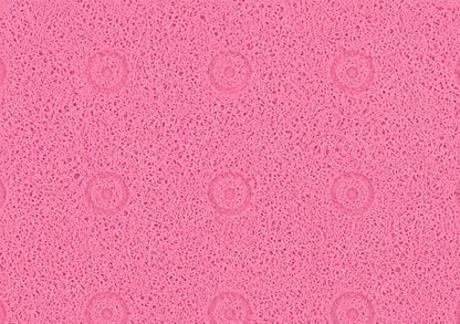 Home Expressions Non Slip with Suction Cups Loofah Bathmat 27"x15" & 29.5"X16.9", PVC Loofah Bathroom Mats, Loofah Mats for Shower and Bathroom, Quick Drying, (Pink 29.5"X16.9") - size: PINK 29.5"X16.9"